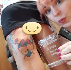 Custom Tattoos mit Auszeichnung. Hier auf der 2. Tattooconvention im Harz 2107.